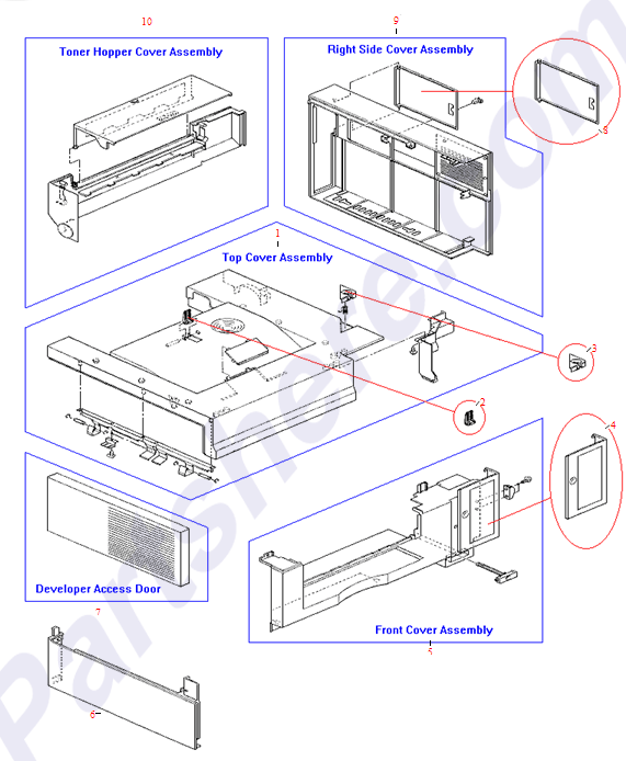 HP parts picture diagram for 07BA-3160KC, 07BA-1150KC, 07BA-1130KC, 07BA-1162KC, 07BA12135KC, 07BA12582KC, 07BA-1370KC, 07BA-1430KC, 07BA-1441KC, 07BA-1450KC